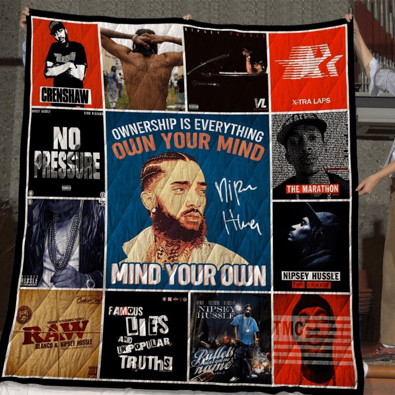 Nipsey Hussle Quilt Blanket