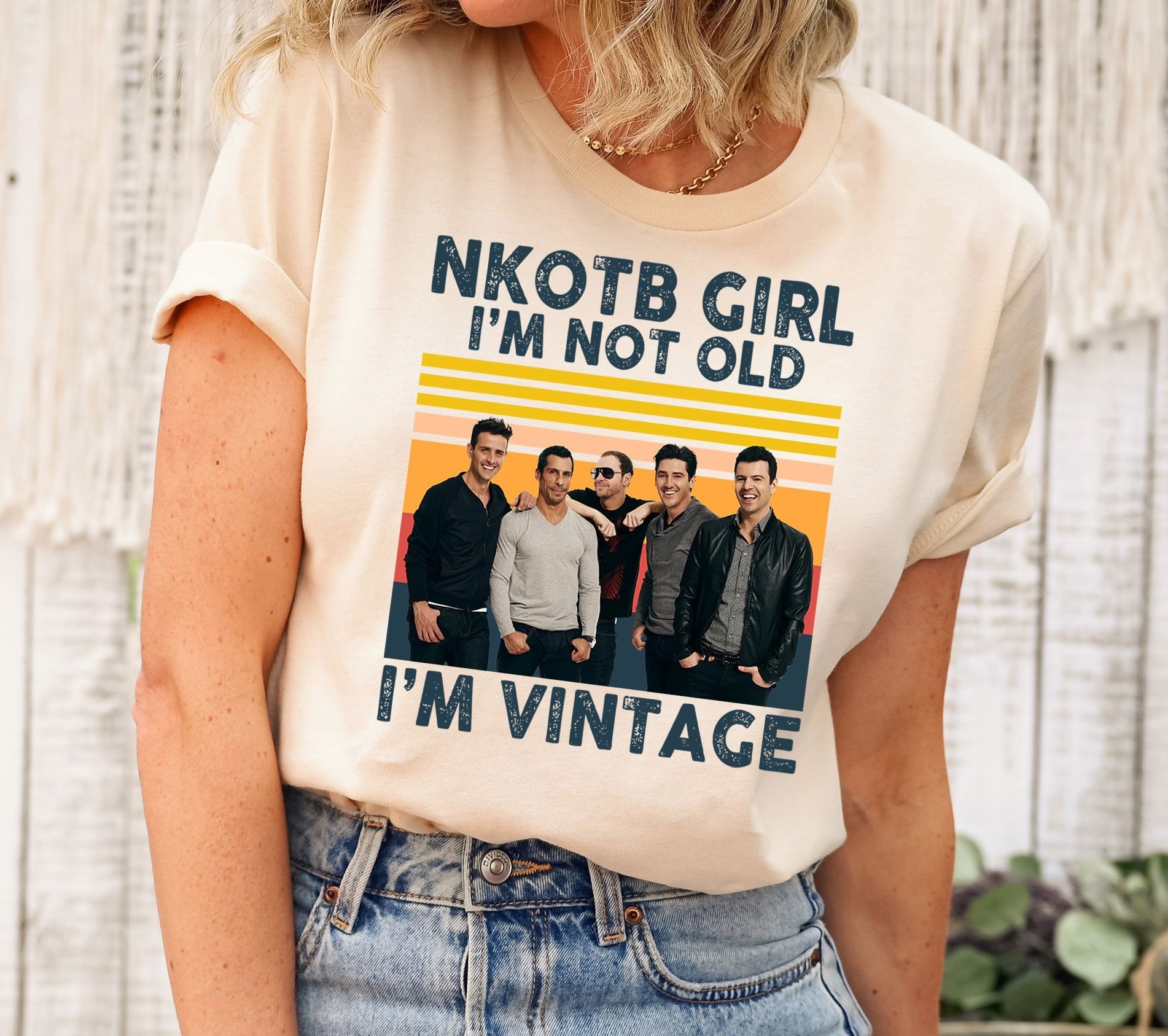 NKOTB Girl I m Not Old I m Vintage New Kids On The Block Unisex T Shirt Beeteeshop