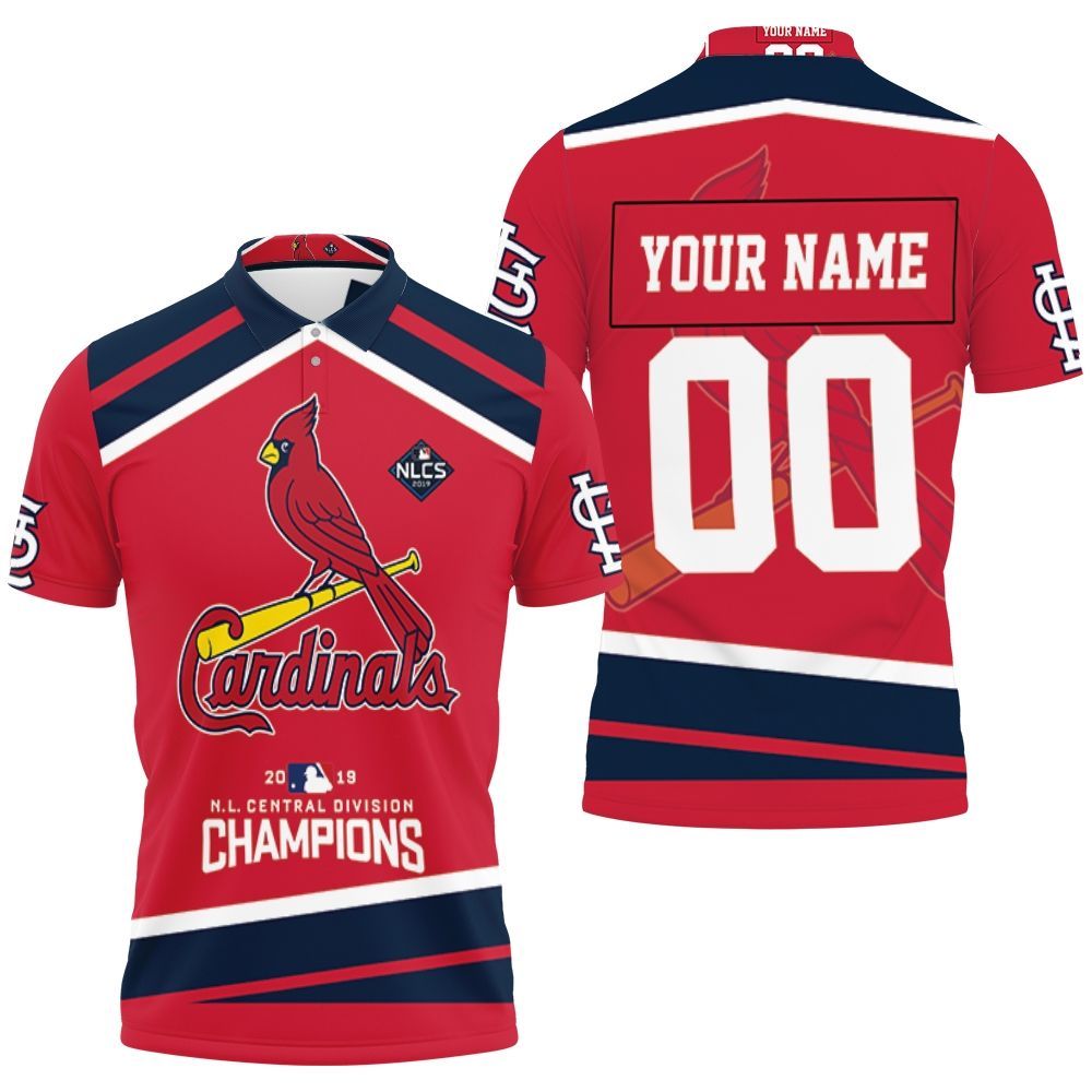 Nl Central Champions St Louis Cardinals 3d Personalized 1 Polo Shirt All Over Print Shirt 3d T-shirt