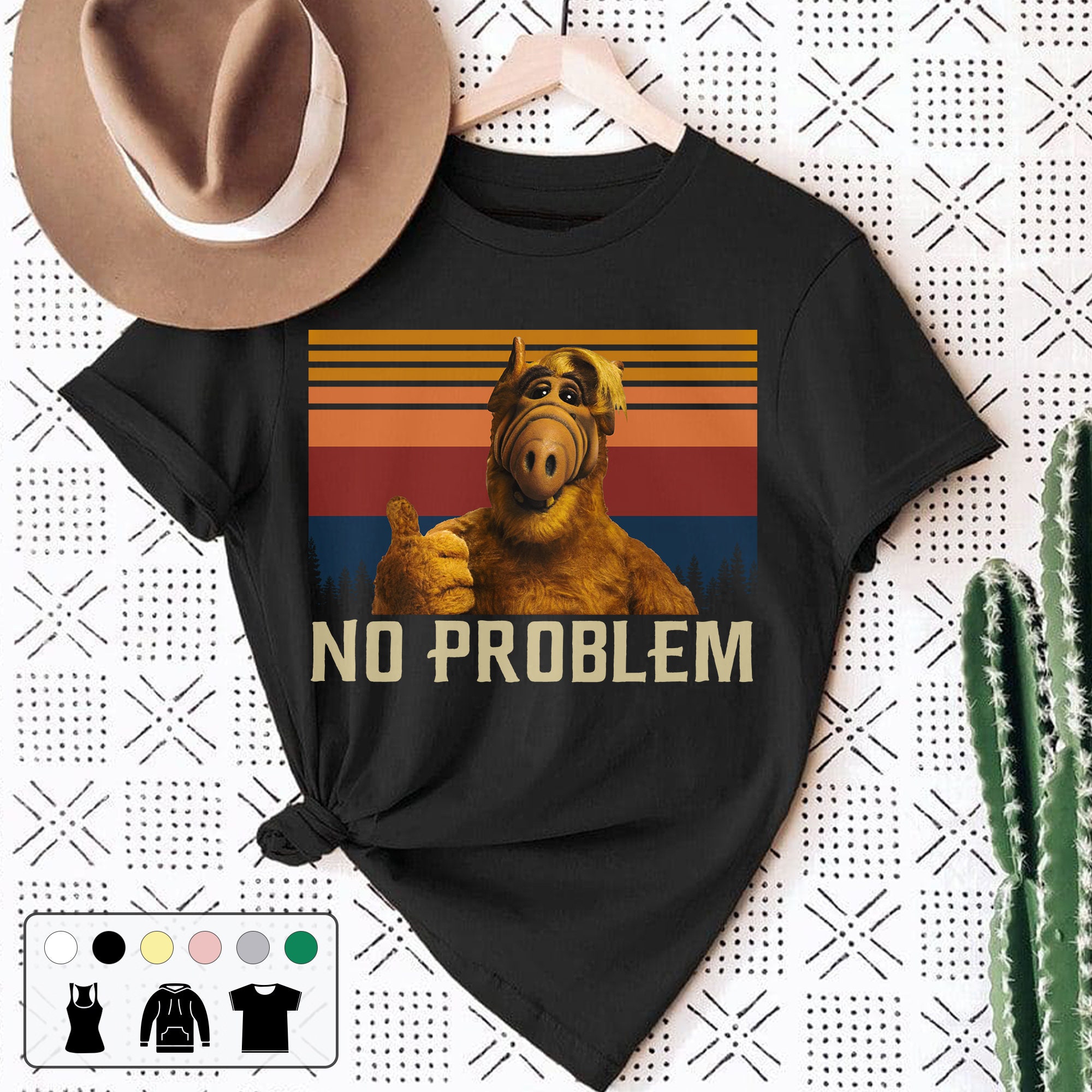 No Problem Alf Vintage Unisex T-Shirt