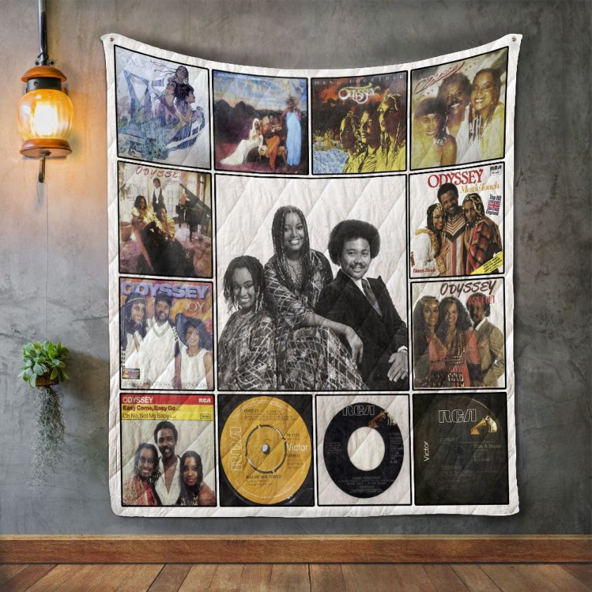 Odyssey Album Covers Quilt Blanket