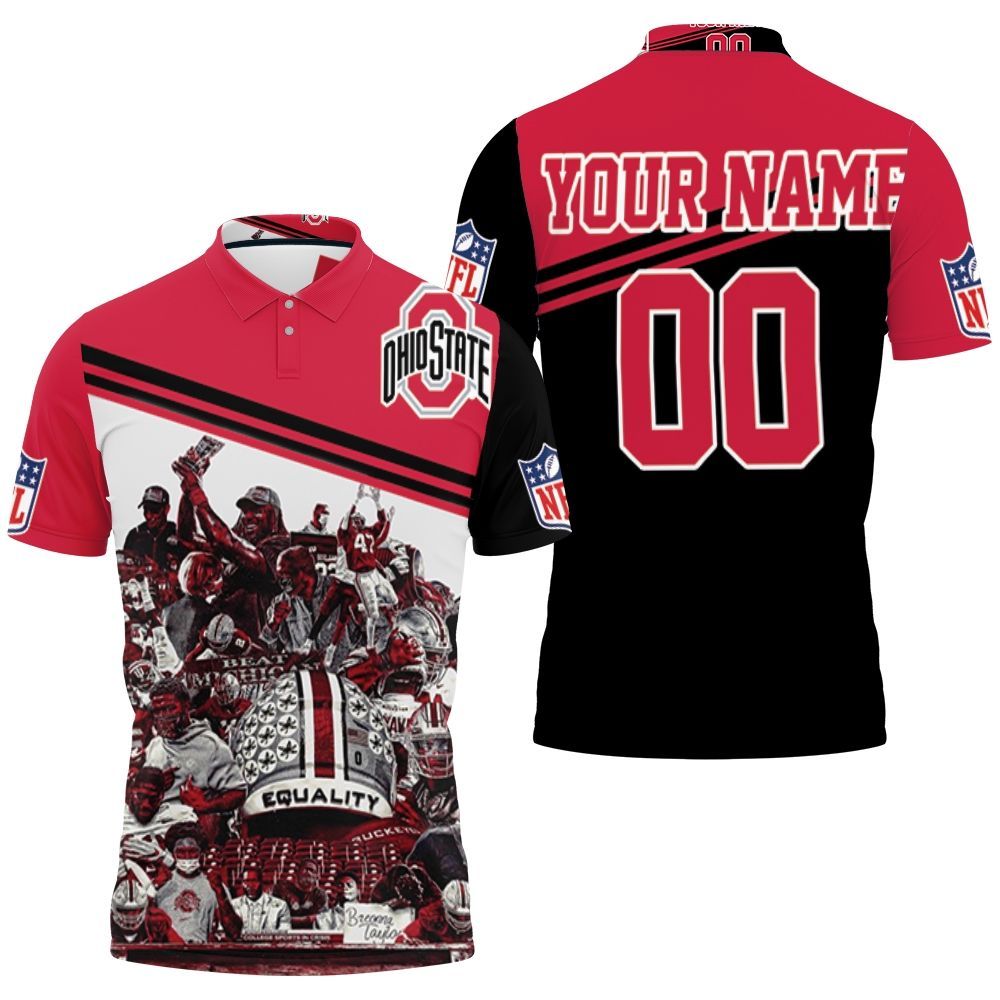 Ohio State Buckeyes Champions 2021 Personalized Polo Shirt All Over Print Shirt 3d T-shirt