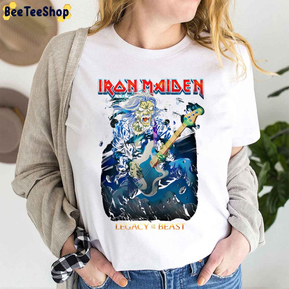 On Bass Legacy Of The Beast Iron Maiden Band Unisex T-Shirt