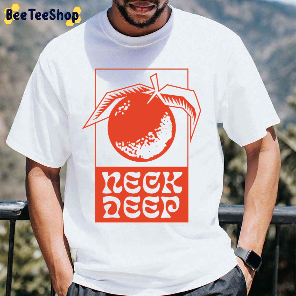 Orange Neck Deep Band Unisex T-Shirt