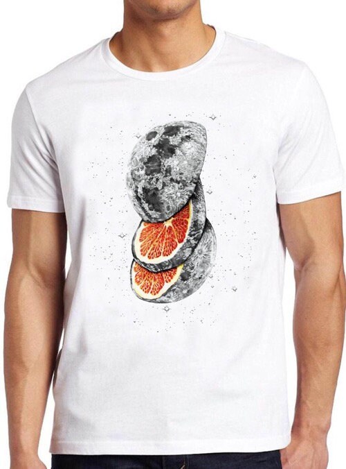 Orange Space Cosmic Galaxy Unisex T-Shirt