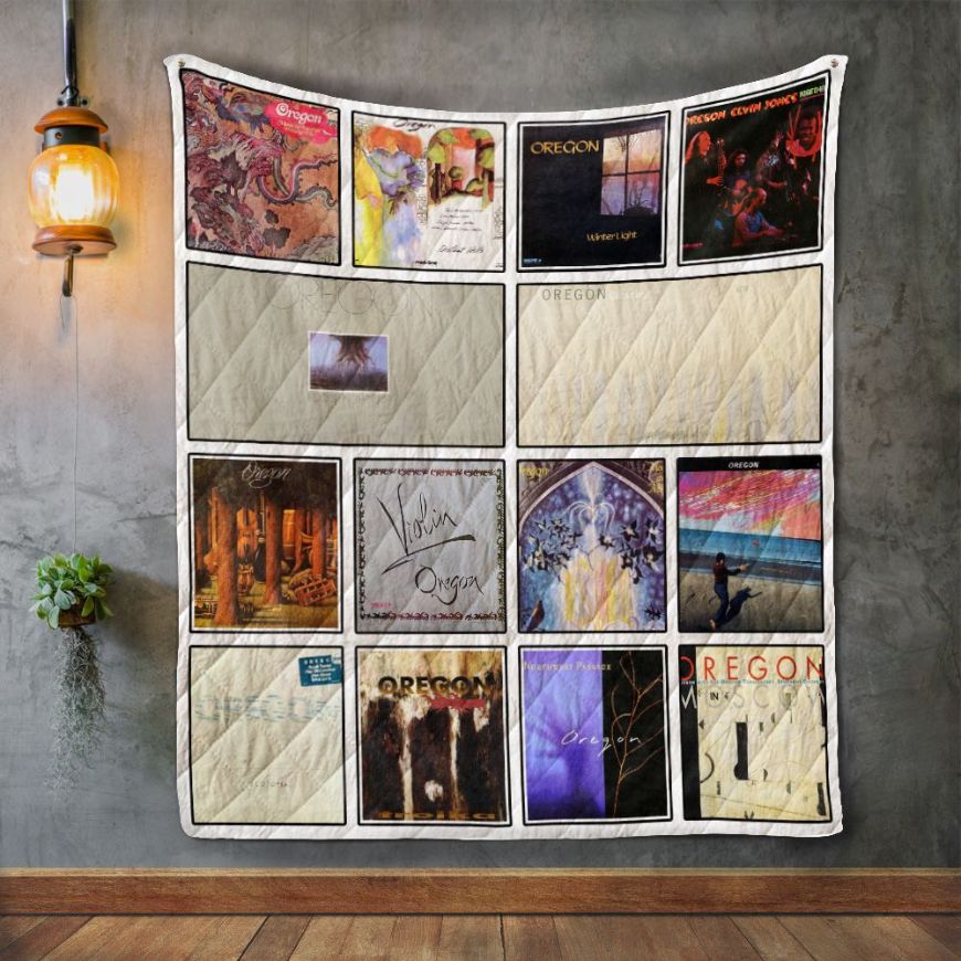 Oregon Album Covers Quilt Blanket