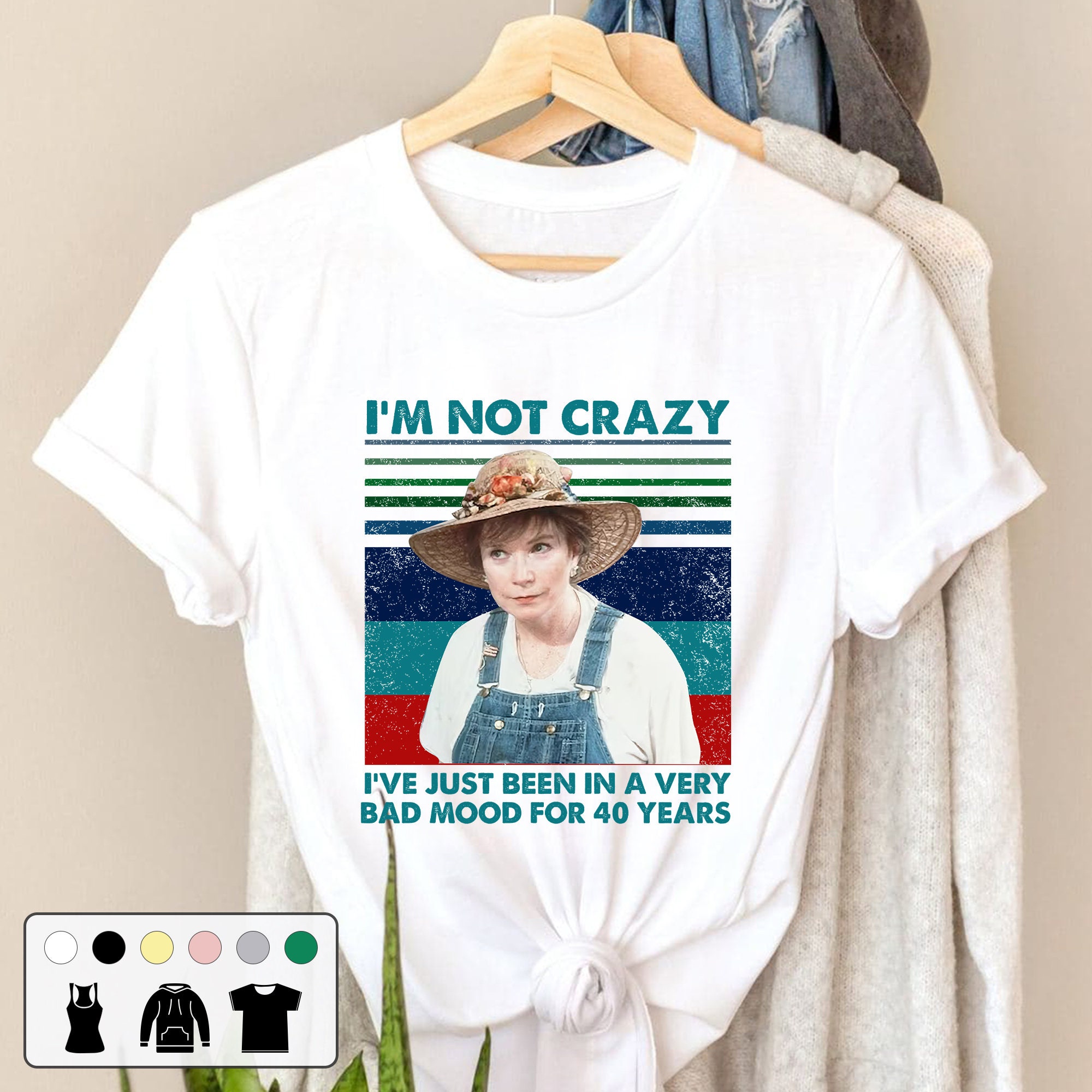 Ouiser Boudreaux I’m Not Crazy Vintage Unisex T-Shirt