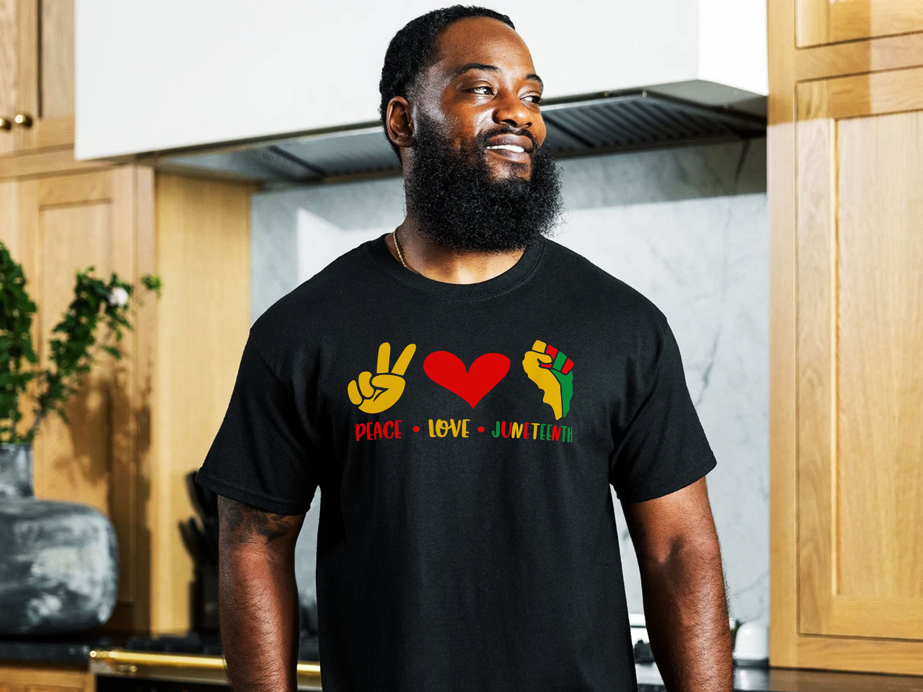 Paece Love Juneteenth Independence 1865 Unisex T-Shirt