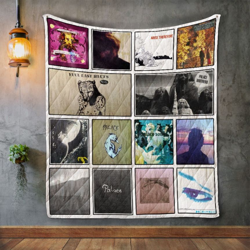 Palace Music Album Covers Quilt Blanket