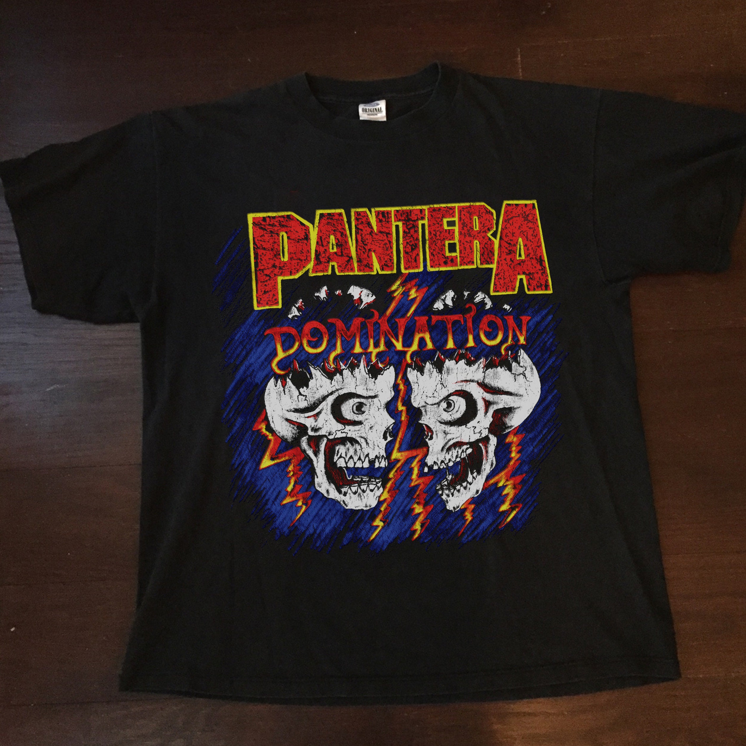 Pantera Shirt Vintage Pantera Domination Skull Unisex T-Shirt