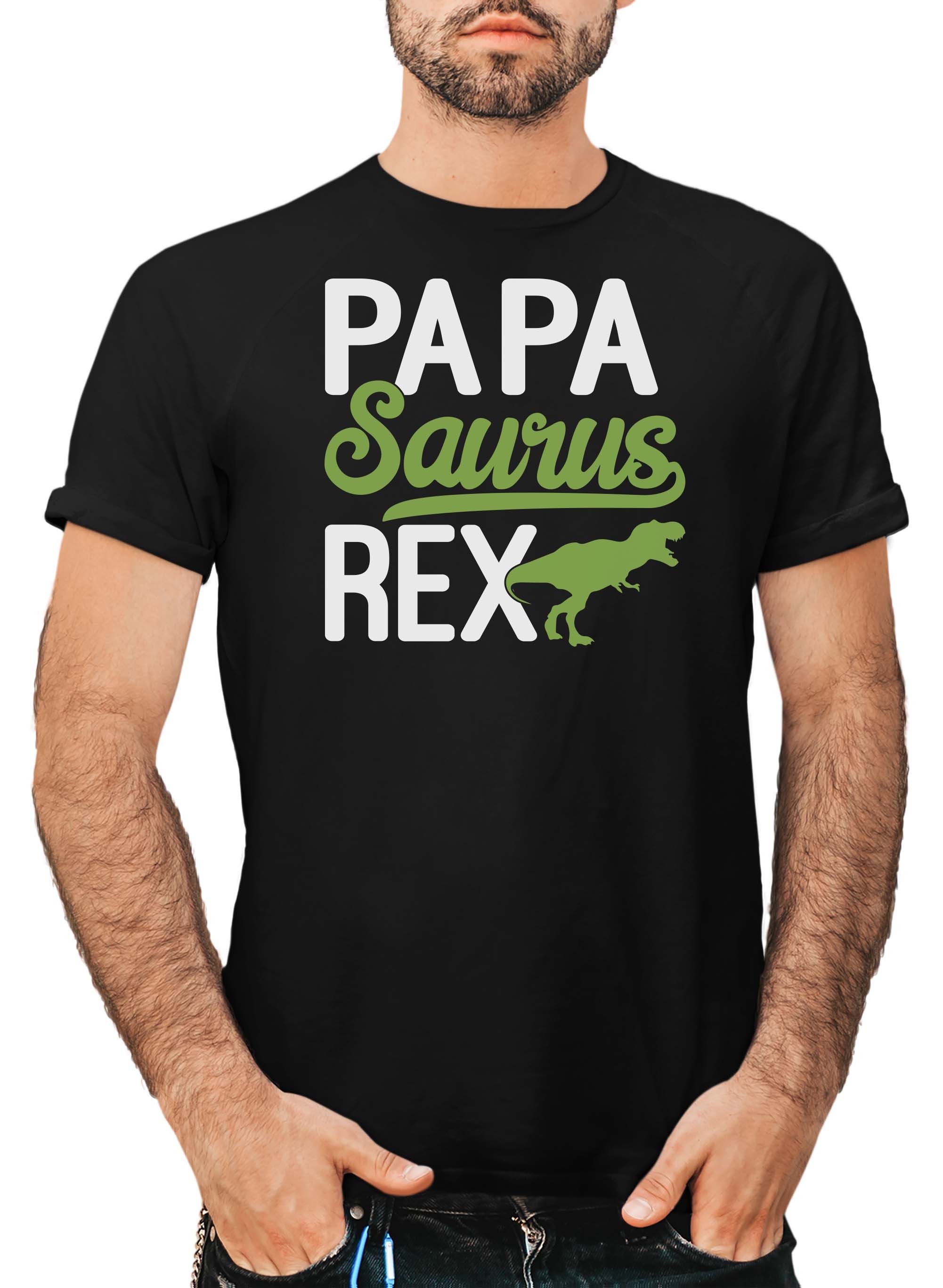 Papa Saurus T-Rex Dino Fun Father’s Day Unisex Shirt