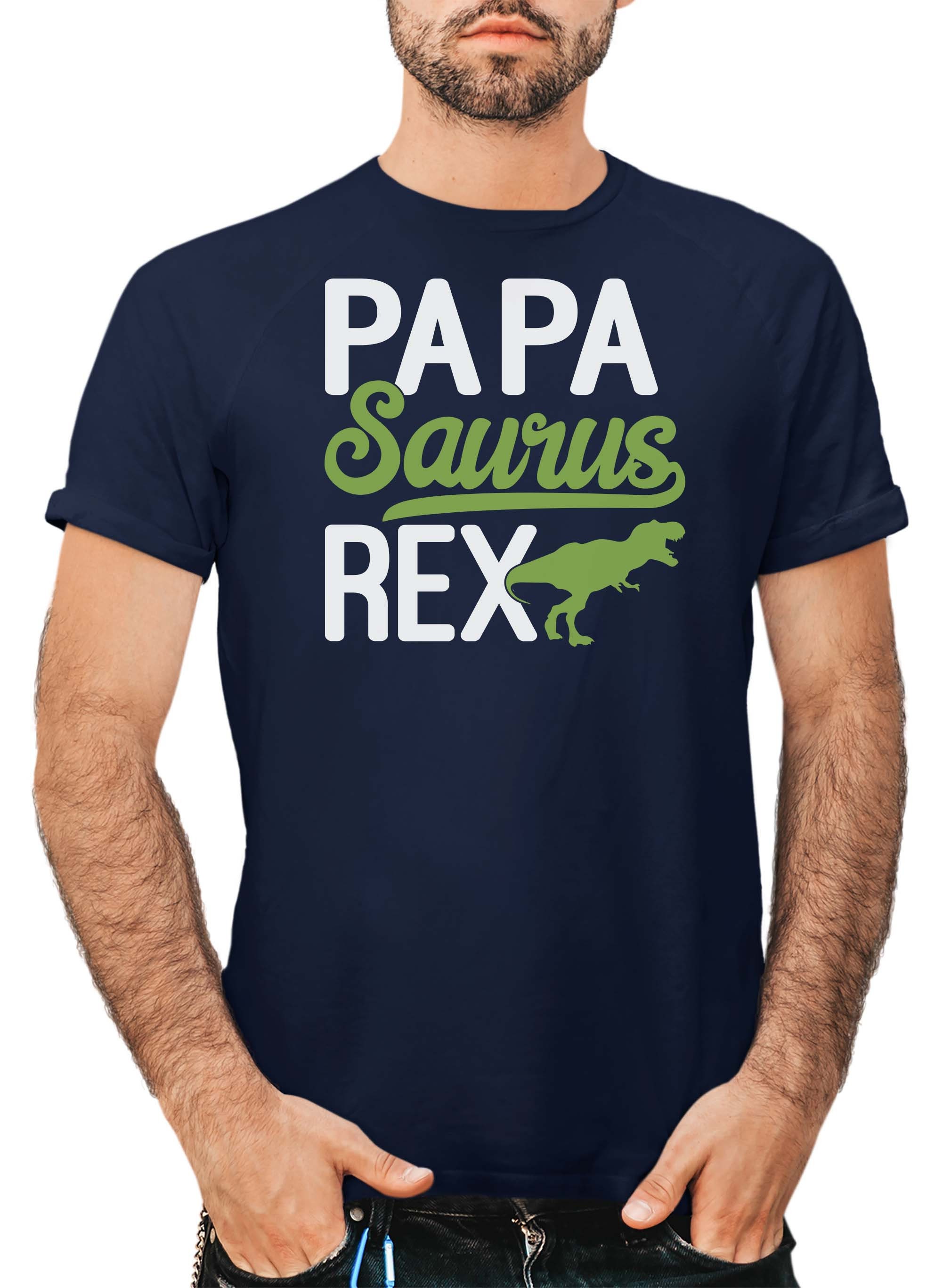 Papa Saurus T-Rex Dino Fun Father’s Day Unisex Shirt