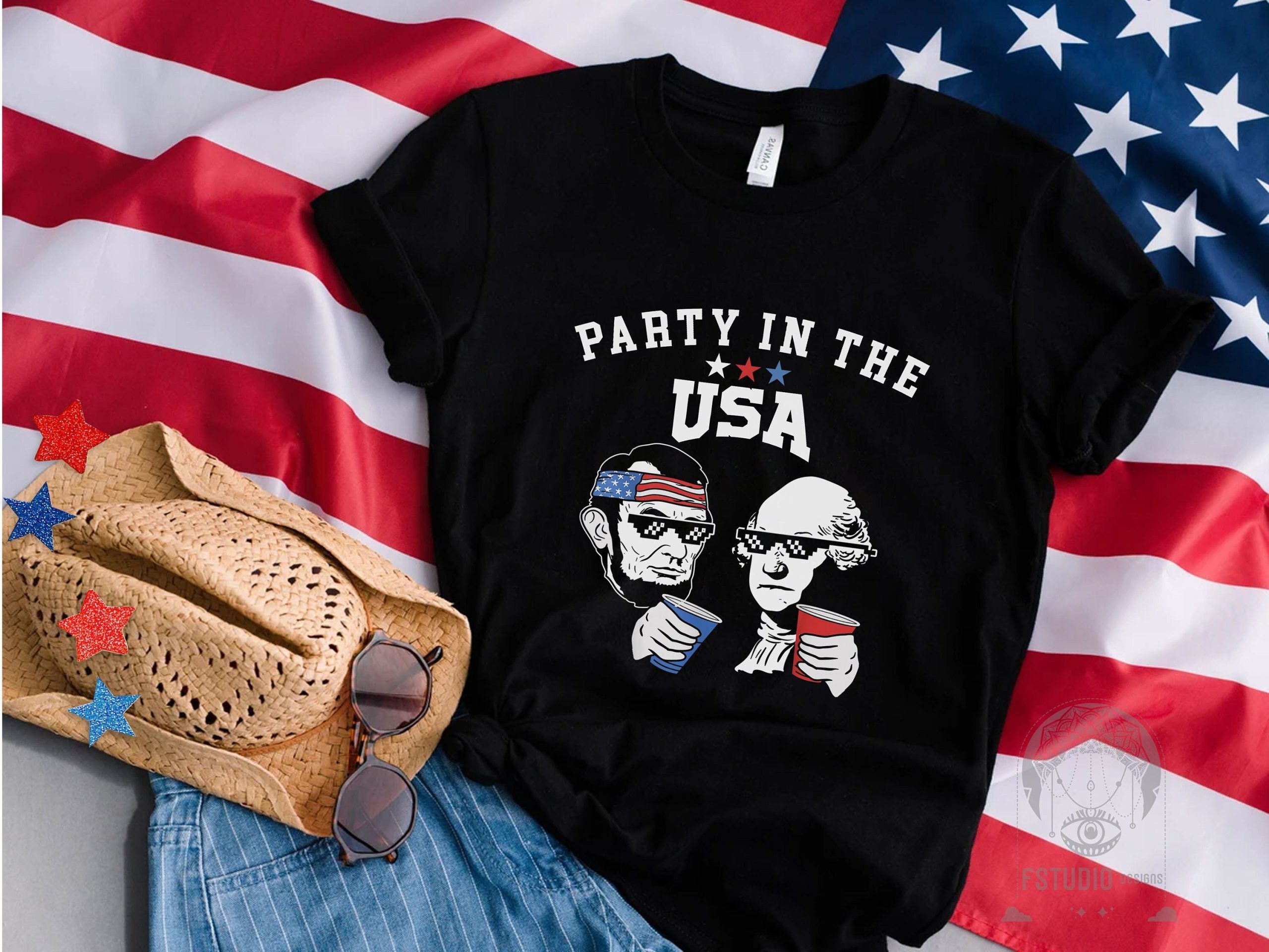 Party In The Usa 4th Of July Party Independence Day Unisex T-Shirt