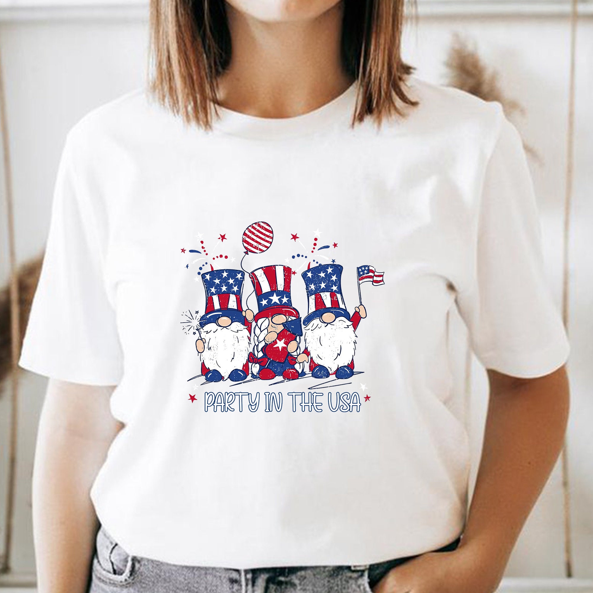 Party In The Usa Distressed 4th Of July Unisex Shirt