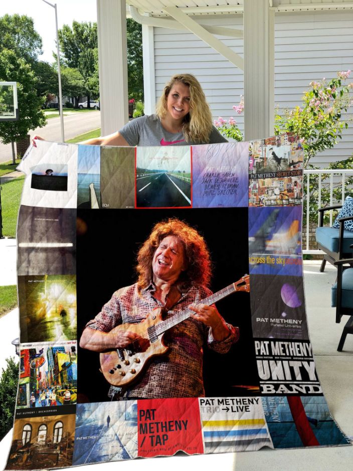 Pat Metheny Quilt Blanket