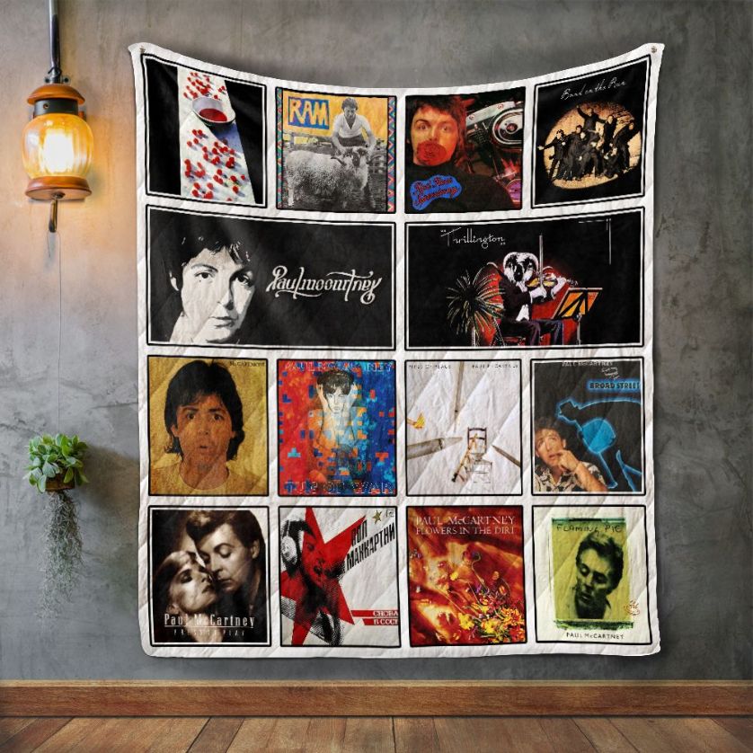 Paul Mccartney Album Covers Quilt Blanket - Beeteeshop