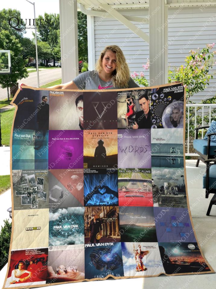 Paul Van Dyk Albums Quilt Blanket For Fans Ver 25