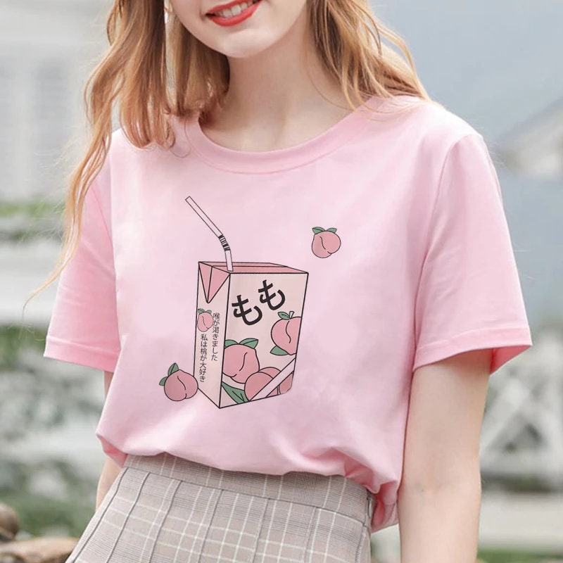 Peach Milk Japan Style Unisex T-Shirt