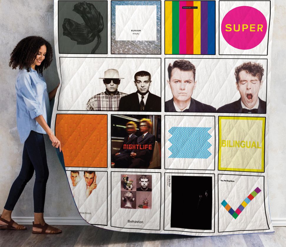 Pet Shop Boys Albums Quilt Blanket Ver14