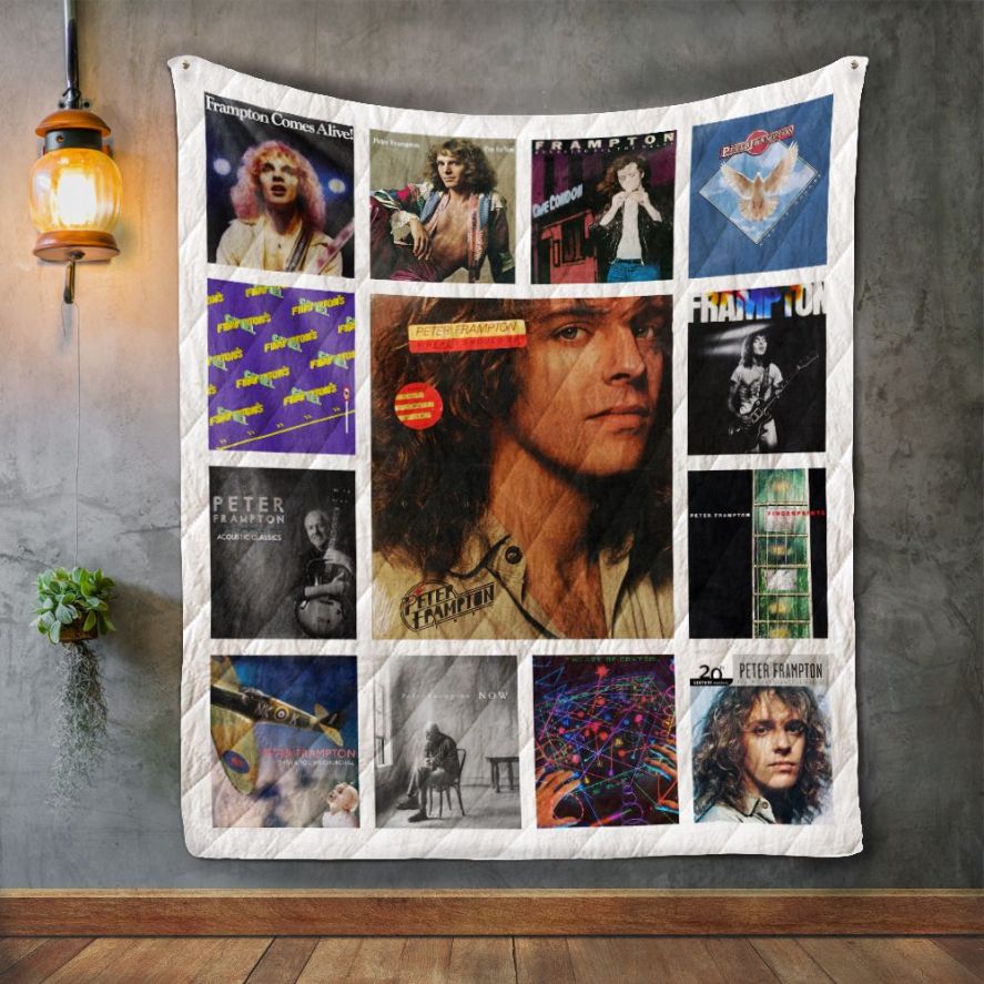 Peter Frampton Album Covers Quilt Blanket