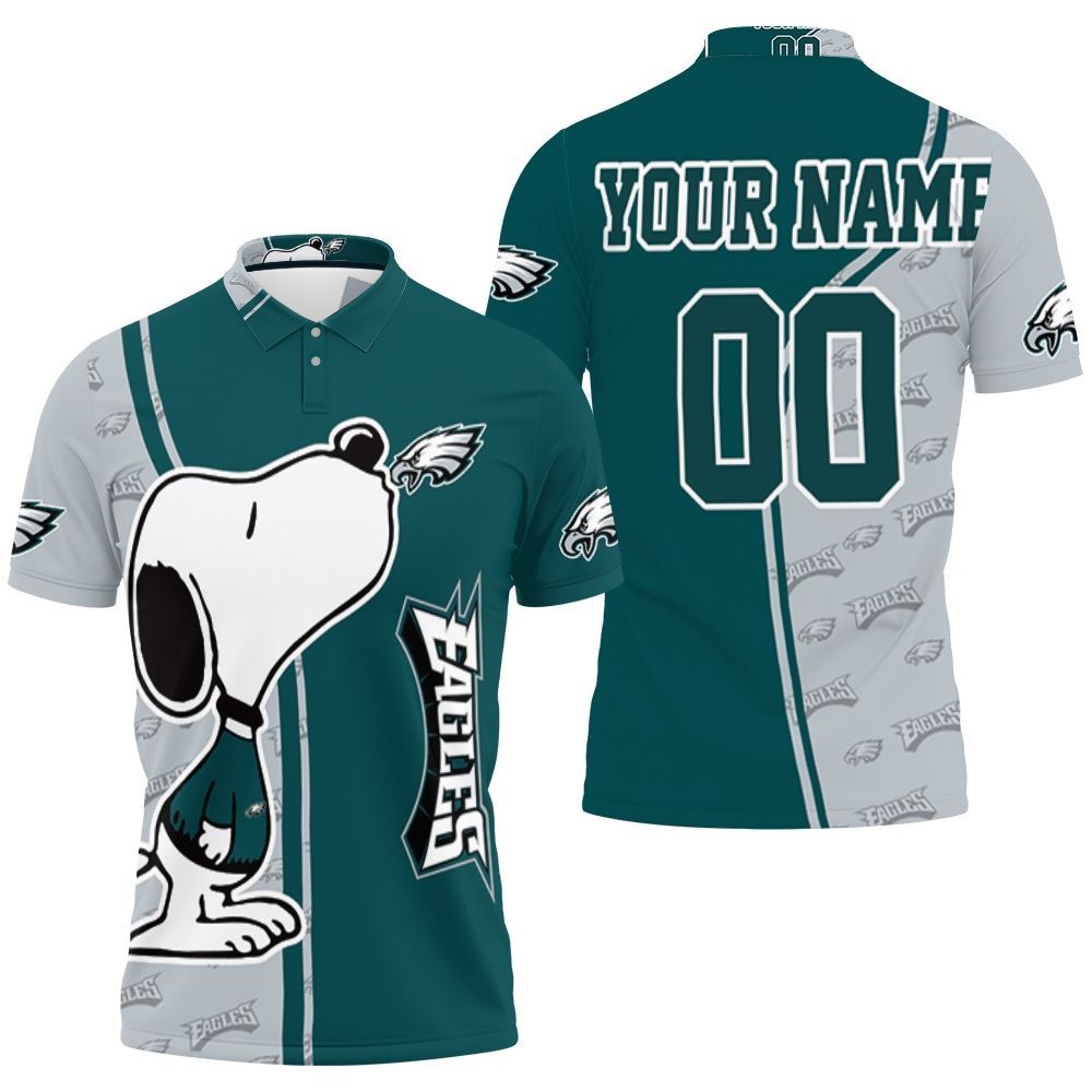 Philadelphia Eagles Snoopy 3d Printed Personalized Polo Shirt All Over Print Shirt 3d T-shirt