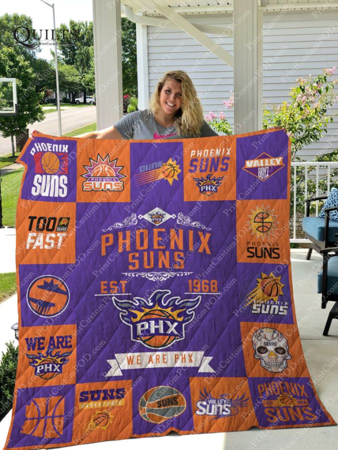 Phoenix Suns Quilt Blanket 01