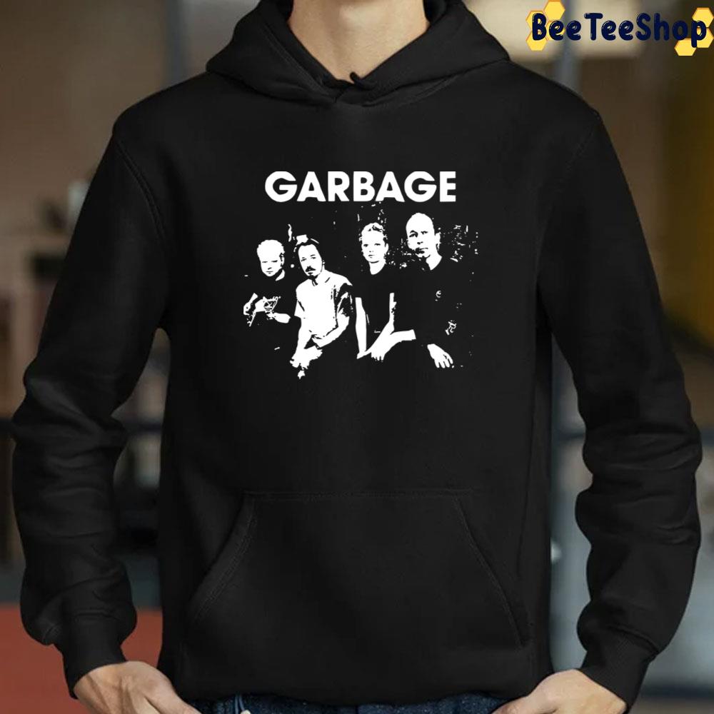 Picture Black And White Four People Garbage Band Unisex T-Shirt