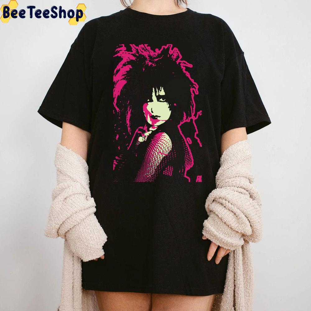 Pink Retro Art Siouxsie Sioux Siouxsie And The Banshees Band Unisex T-Shirt