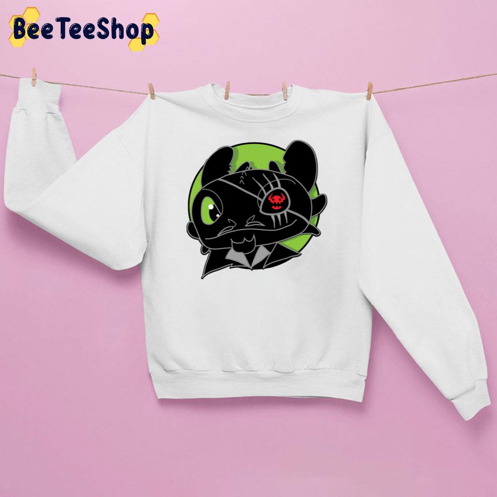 Pirate Toothless How To Train Your Dragon Unisex Sweatshirt