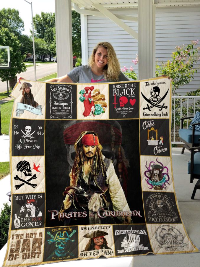 Pirates Of The Caribbean Quilt Blanket – Ver.0117