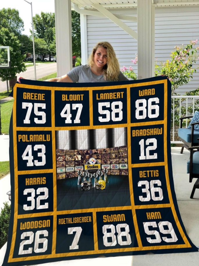 Pittsburgh Steelers 01 Quilt Blanket