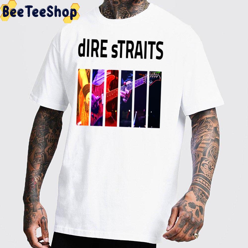 Playing Guitar Art Dire Straits Band Unisex T-Shirt