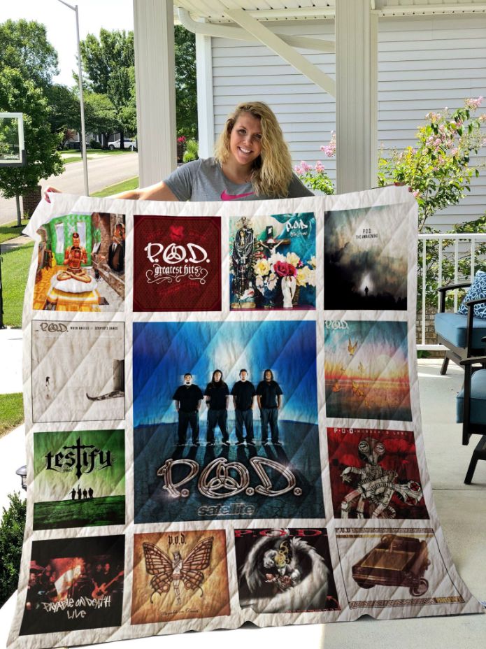 P.O.D Albums Quilt Blanket