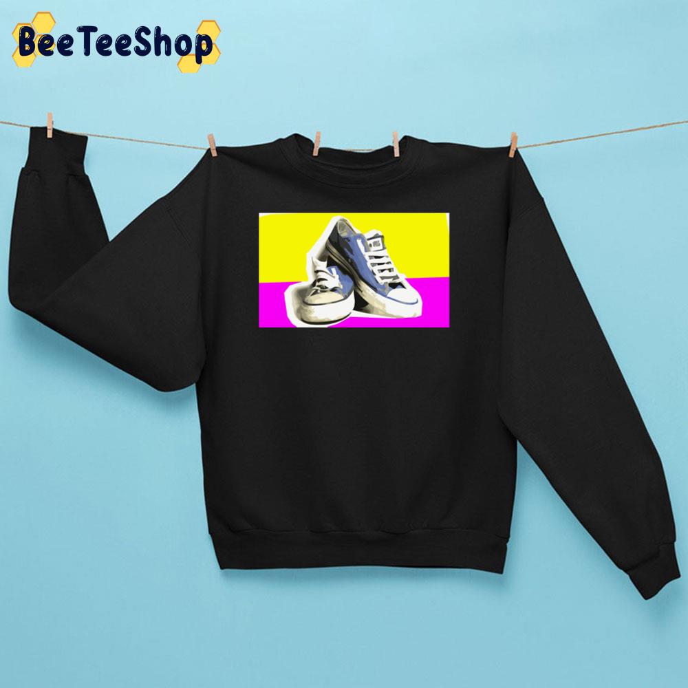 Pop Art Shoes Converse Unisex Sweatshirt