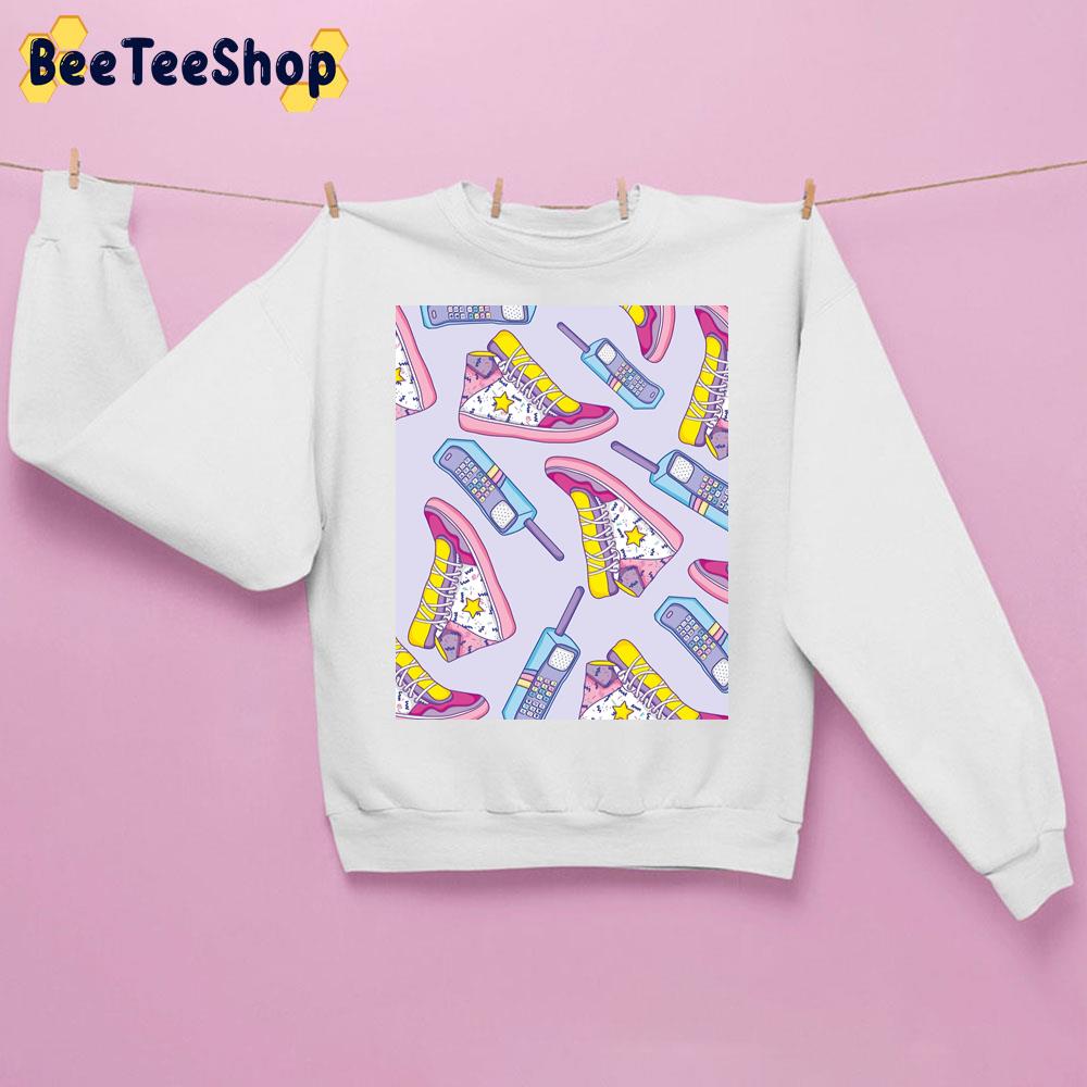 Pop Art Shoes Design Graphic Unisex Sweatshirt