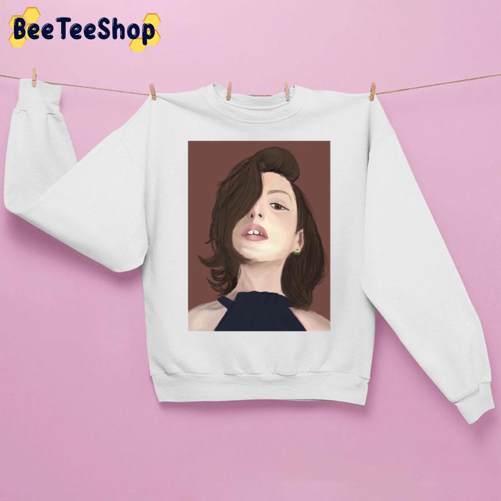 Portrait Of Anne Hathaway Unisex Sweatshirt