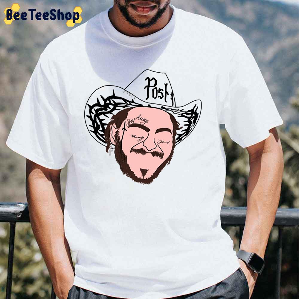 Posty With A Cowboy Hat Scoop Post Malone Unisex T-Shirt