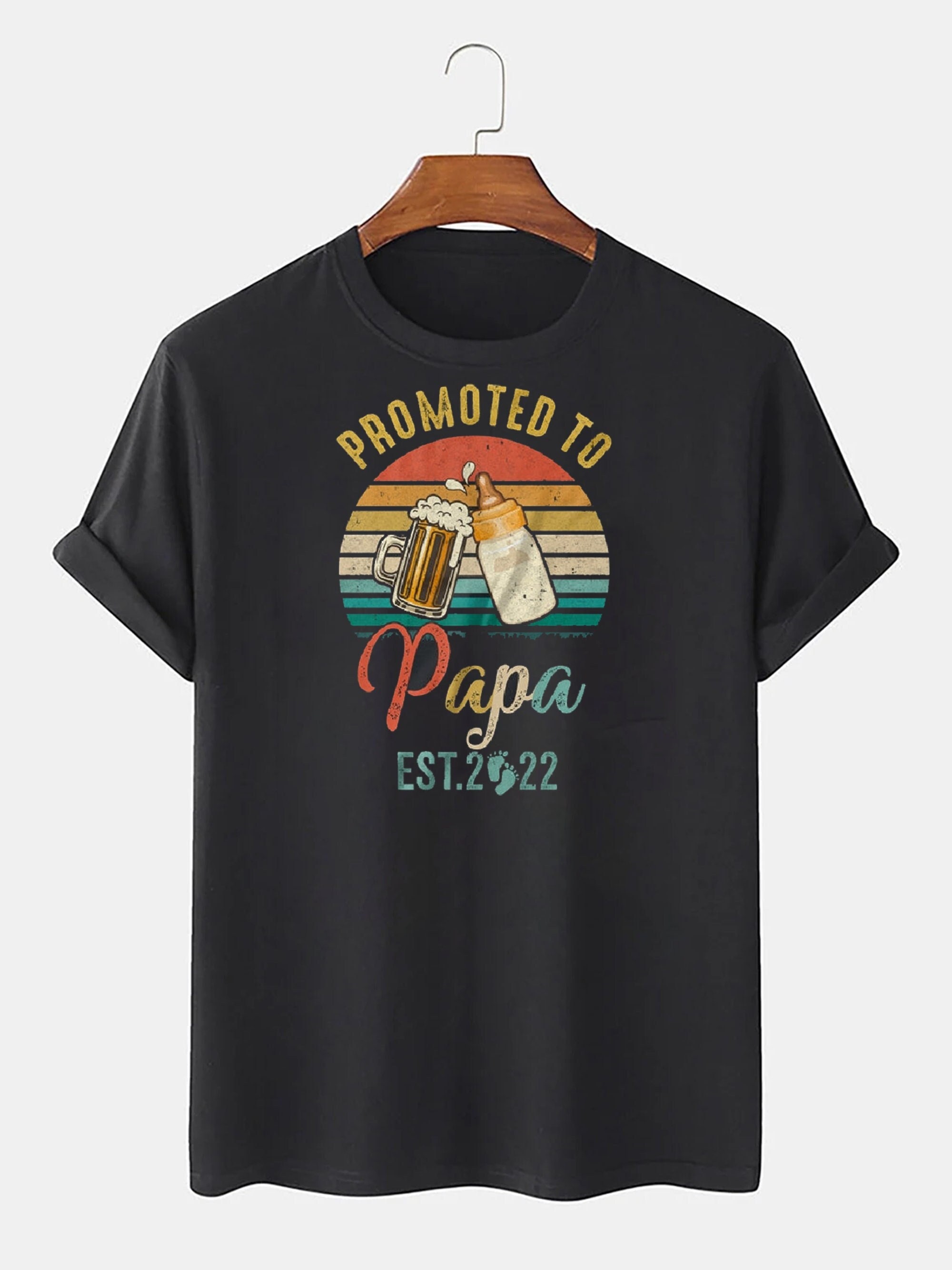 Promote To Papa Est 2022 Fathers Day Unisex T-Shirt