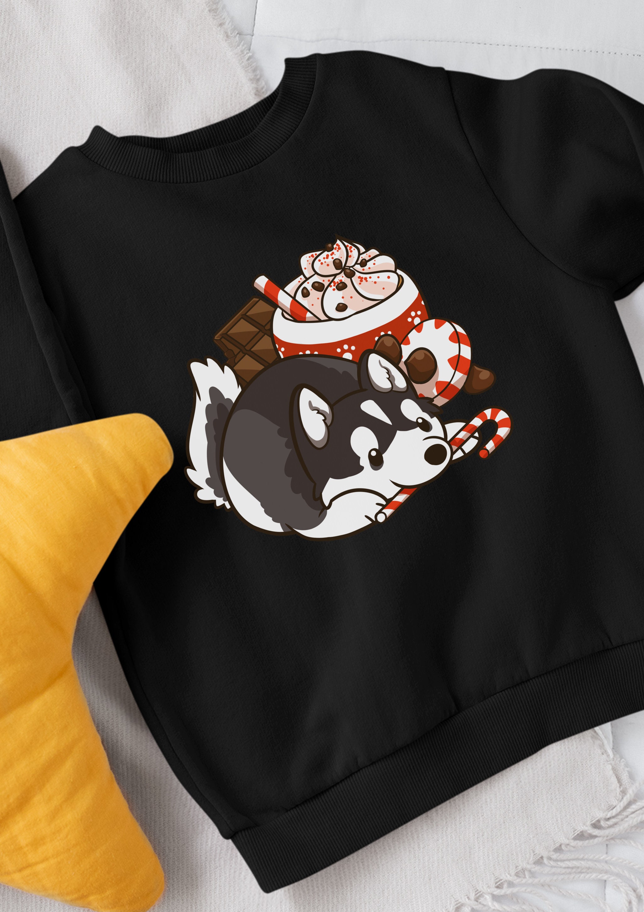 Pumpkin Spice Husky Unisex Sweatshirt