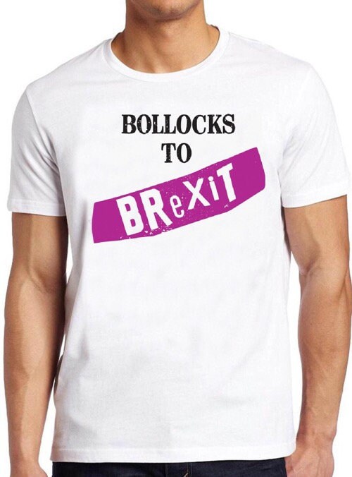 Purple Art Bollocks To Brexit Unisex T-Shirt