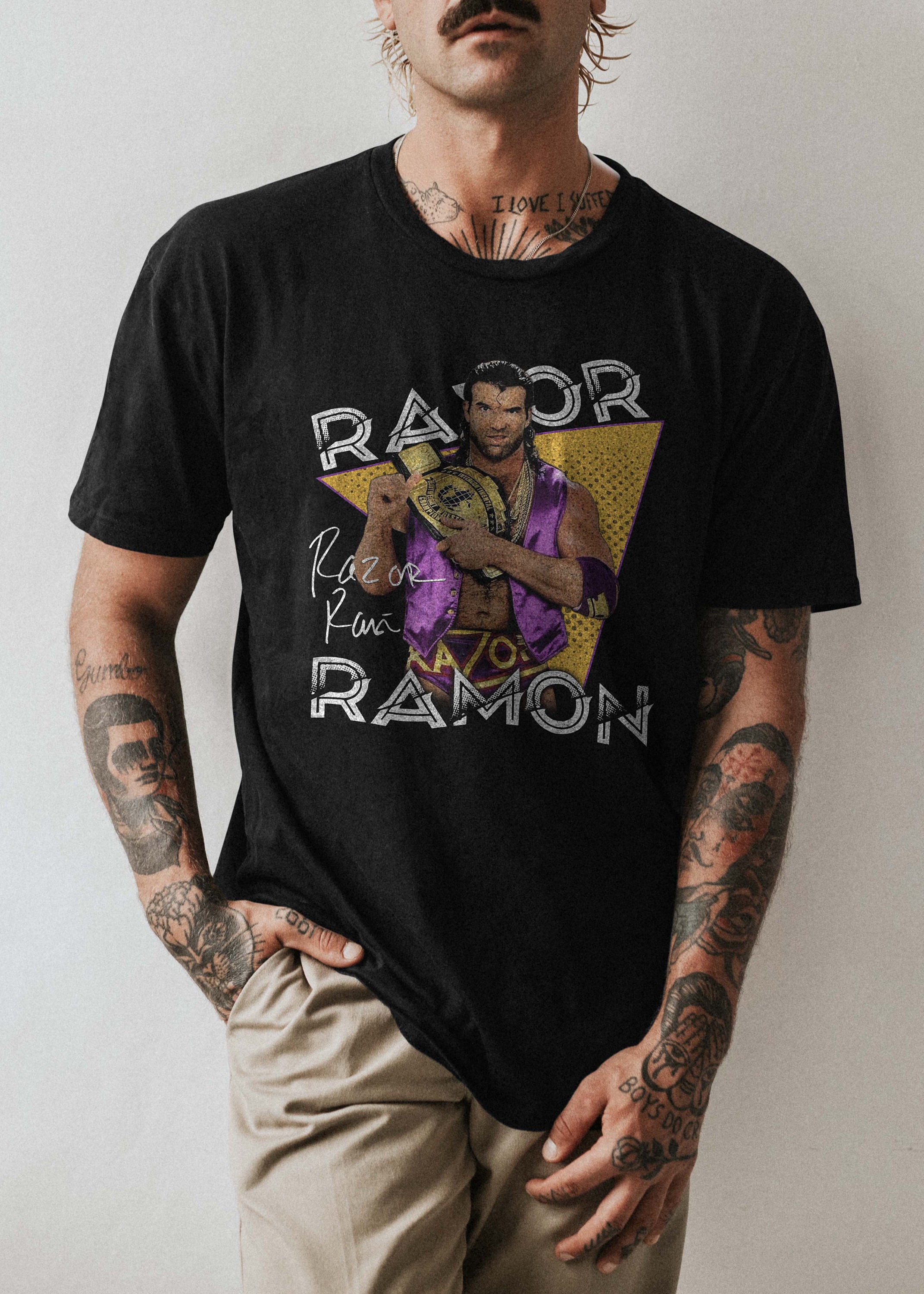 Razor Ramon Signature Retro Art Unisex Shirt