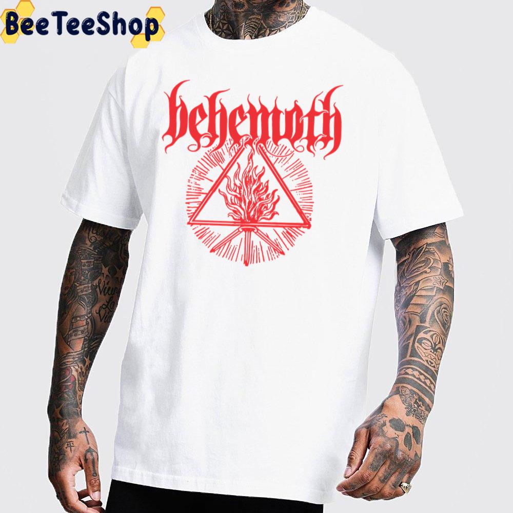 Red Art Bahemoth Band Unisex T-Shirt