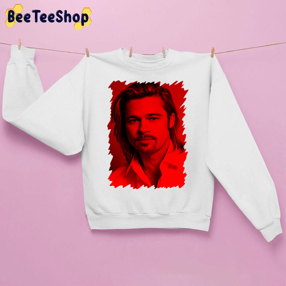 Red Art Brad Pitt Unisex Sweatshirt