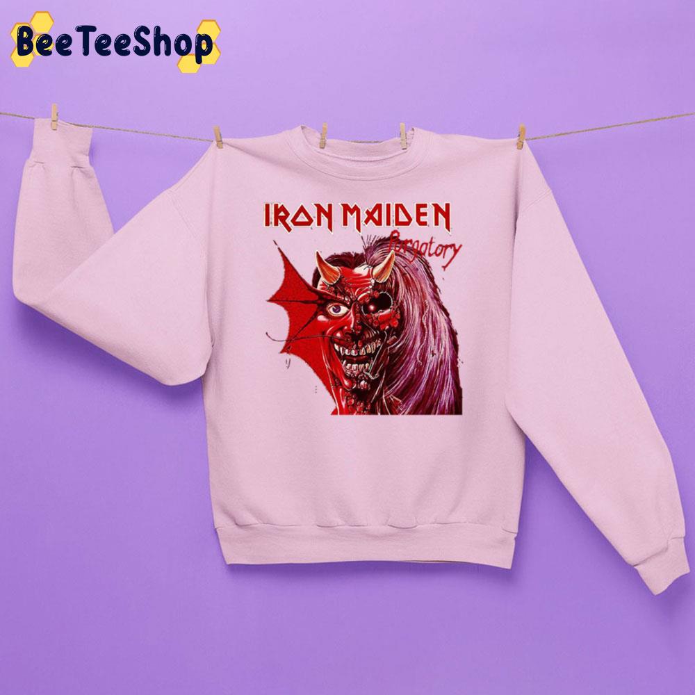 Red Art Purgatory Iron Maiden Band Unisex Sweatshirt