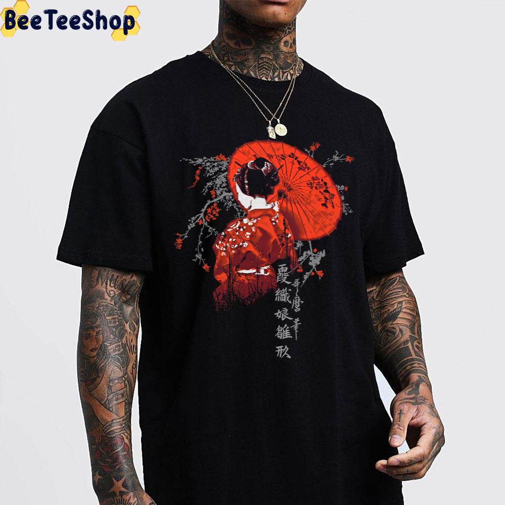 Red Rero Art The Geisha Unisex T-Shirt