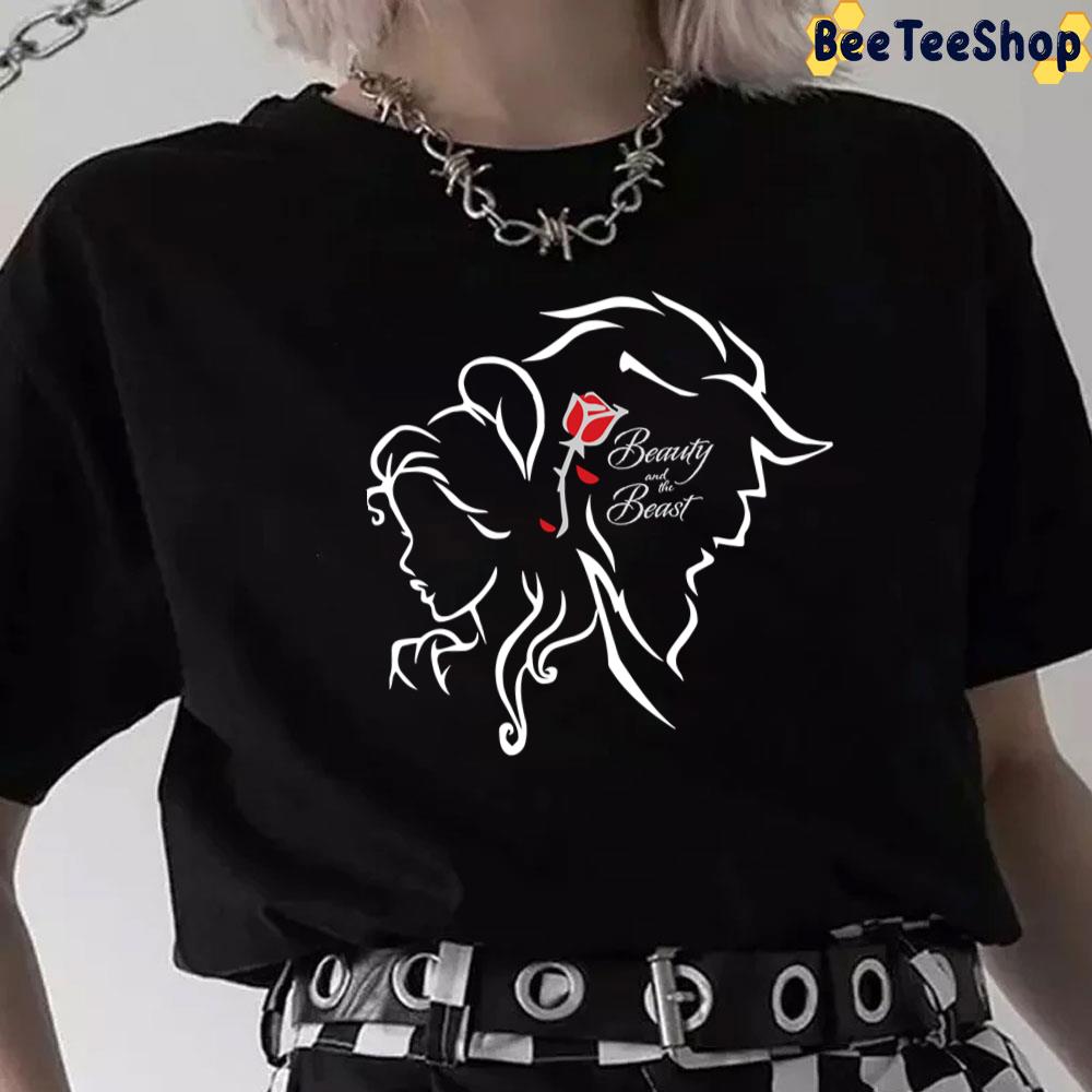 Red Rose Beauty And The Beast Unisex T-Shirt