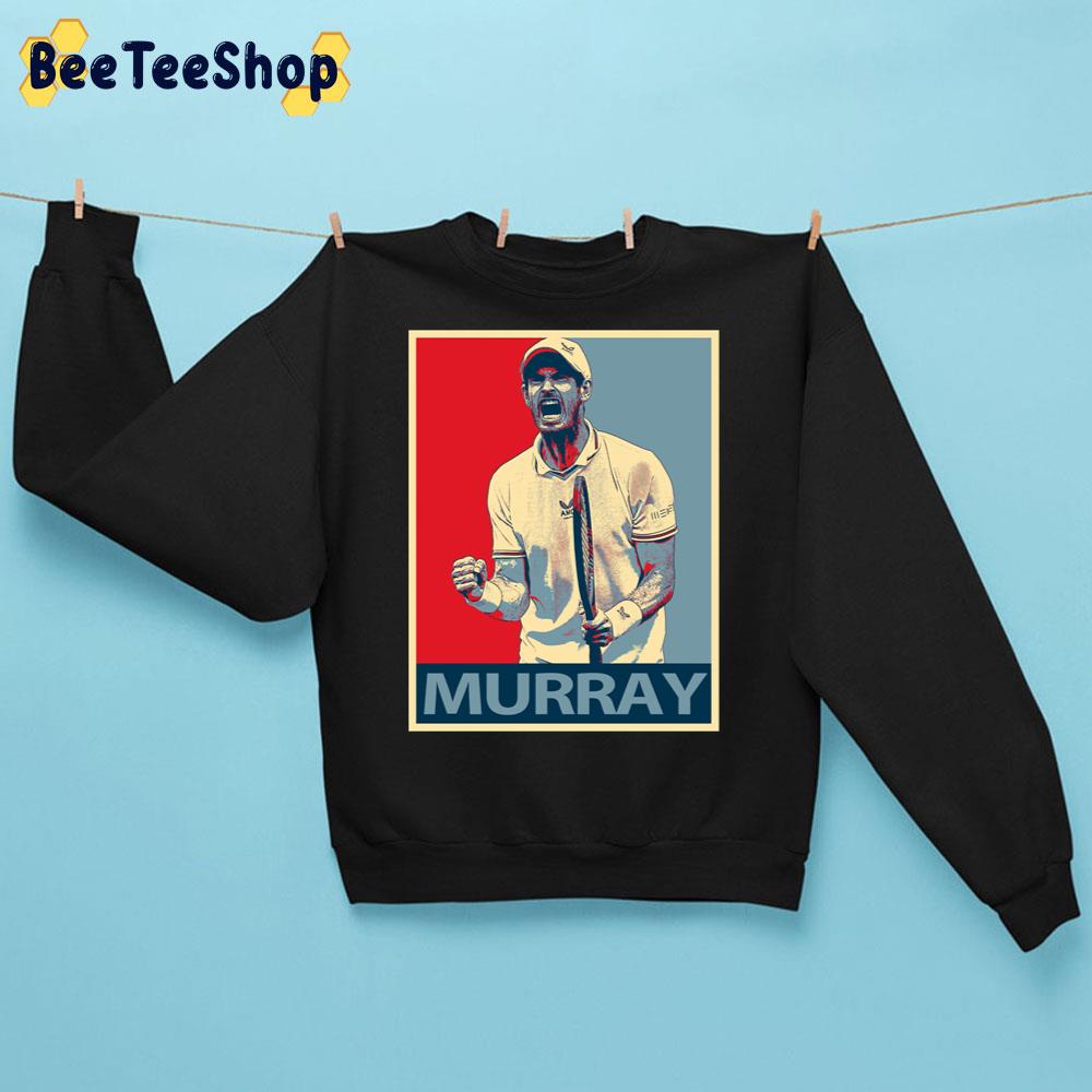 Retro Art Andy Murray Tennis Unisex Sweatshirt