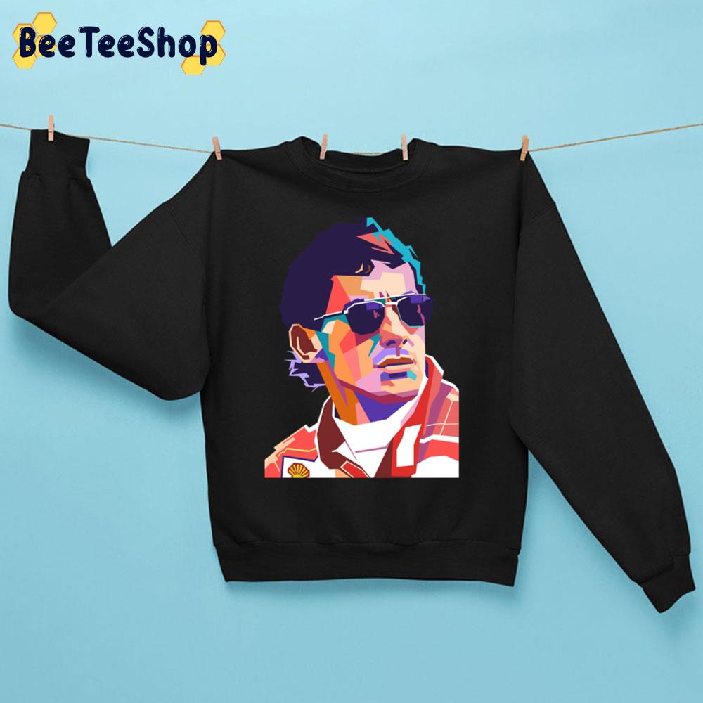 Retro Art Ayrton Senna Racing Unisex Sweatshirt