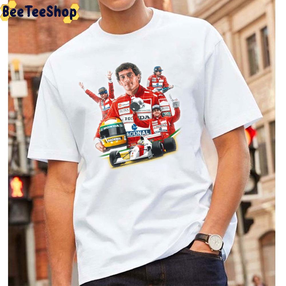 Retro Senna Racing Unisex T-Shirt - Beeteeshop