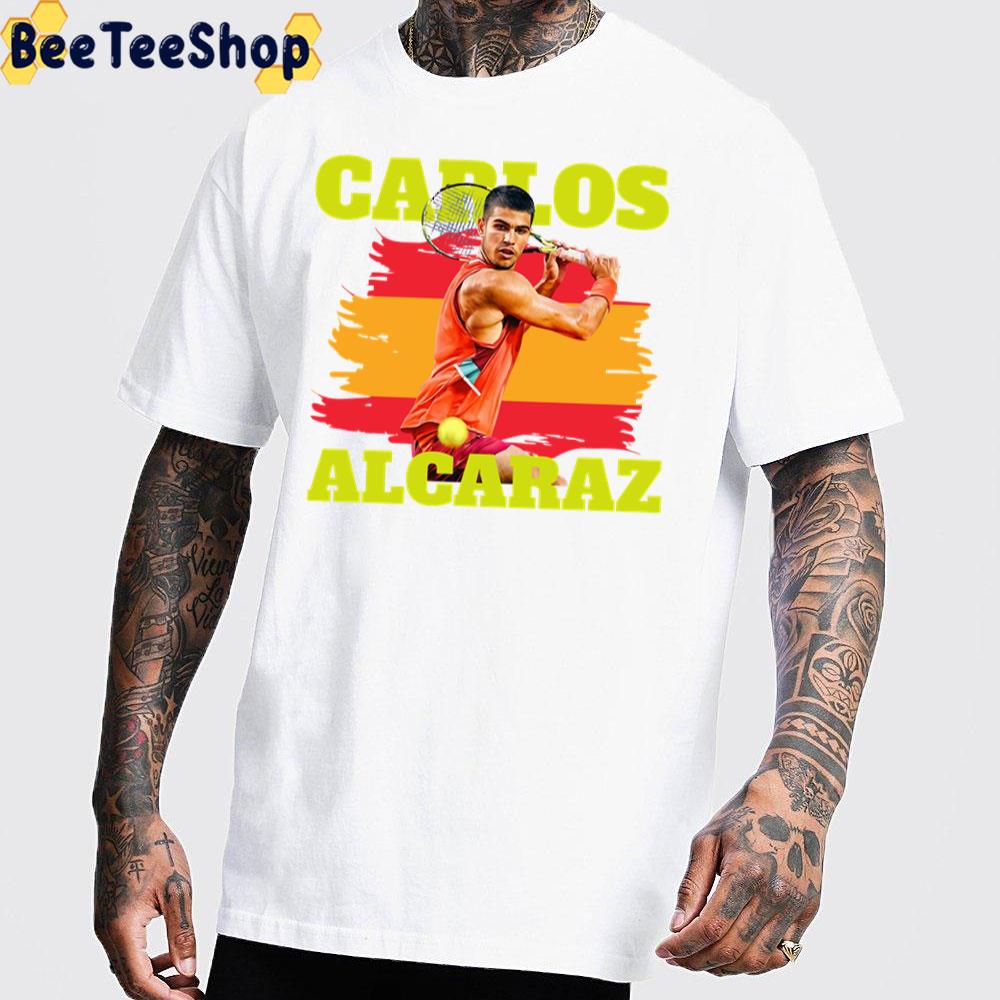 Retro Art Carlos Alcaraz Tennis Unisex T-Shirt